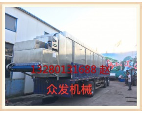 专业加工大型灰树花.茶树菇连续烘干机黄花菜连续隧道式烘干机