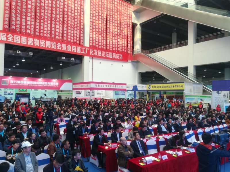 中國?清豐第十四屆全國菌需物資博覽會展會現場熱鬧非凡 持續火爆