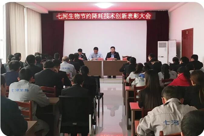 山東：七河生物舉辦“節能降耗、技術創新表彰大會”