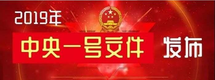 2019年中央一号文件公布 提出坚持农业农村优先发展总方针
