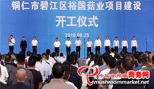 總投資3.5億元！裕國菇業項目開工建設