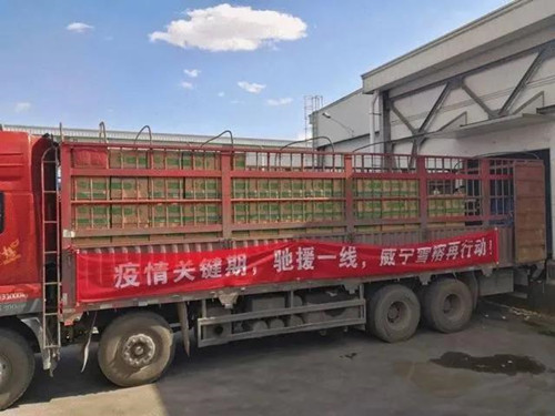 威寧雪榕捐贈13噸生態(tài)綠色食用菌助力抗擊疫情