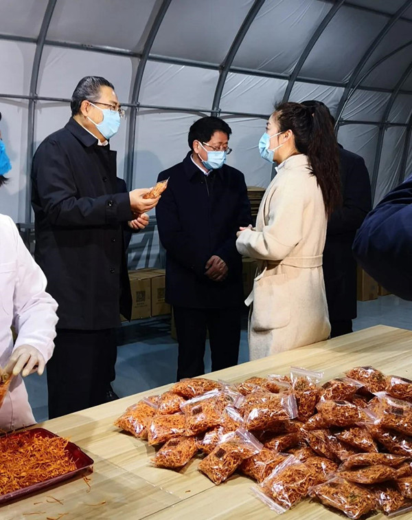 安徽：省委書記李錦斌考察太和縣百麓食藥用菌科技產業園