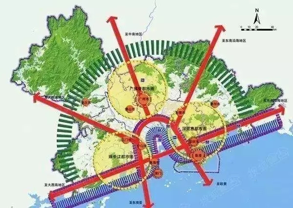 大湾区城市群规划图图片