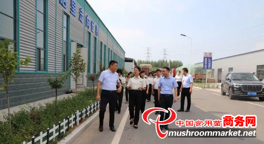 山東濟南市海關領導到七河生物公司參觀考察