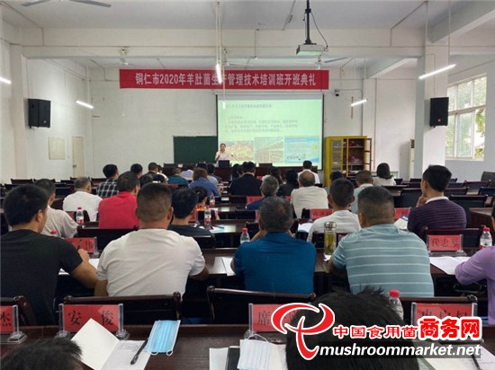 貴州銅仁市2020年羊肚菌生產管理技術培訓班在銅仁職業技術學院開班