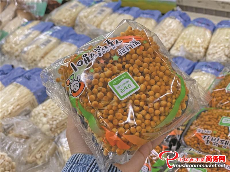 韩国优质黄金金针菇抢占江苏无锡市场