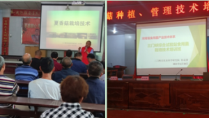 河南省三門峽市綜合試驗站深入鄉村舉行香菇栽培技術培訓會