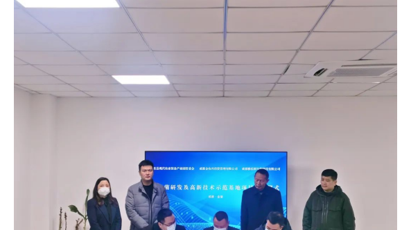 四川：金堂縣食用菌研發(fā)及高新技術示范基地項目簽約儀式舉行