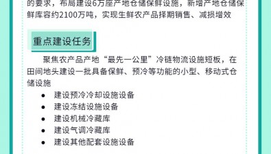 一圖讀懂丨《冷鏈物流和烘干設施建設專項實施方案》（2023—2030 年）