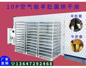 羊肚菌烘干机10P空气能食用菌烘干机单次可烘2500斤