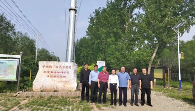 山東冠縣領導觀摩北京林下示范基地