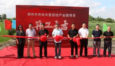 总投资210亿元  湖州市双林共富菇坊产业园项目开工建设