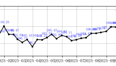 2025年10月中旬食用菌价格总指数基本持平，单品指数2升4降